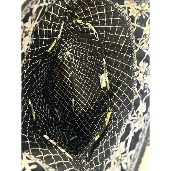 Vera Bradley Jasmine Flower Quilted Carryall Large Tote Shoulder Bag - Picture 6 of 8